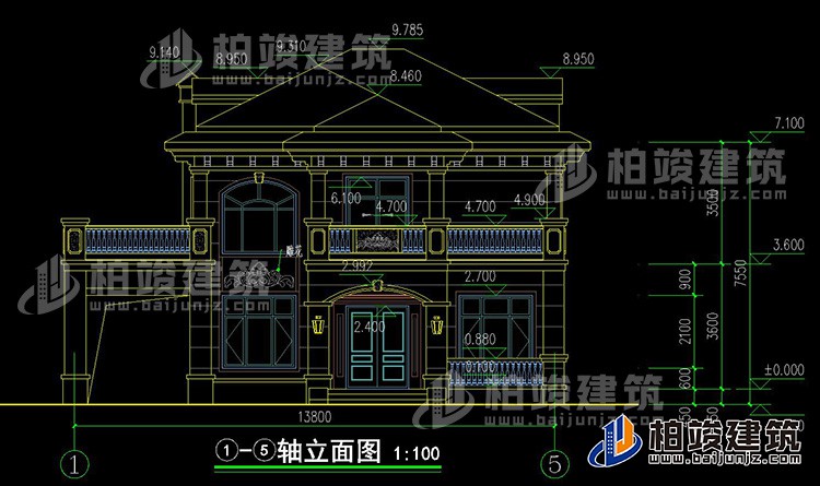 正立麵圖